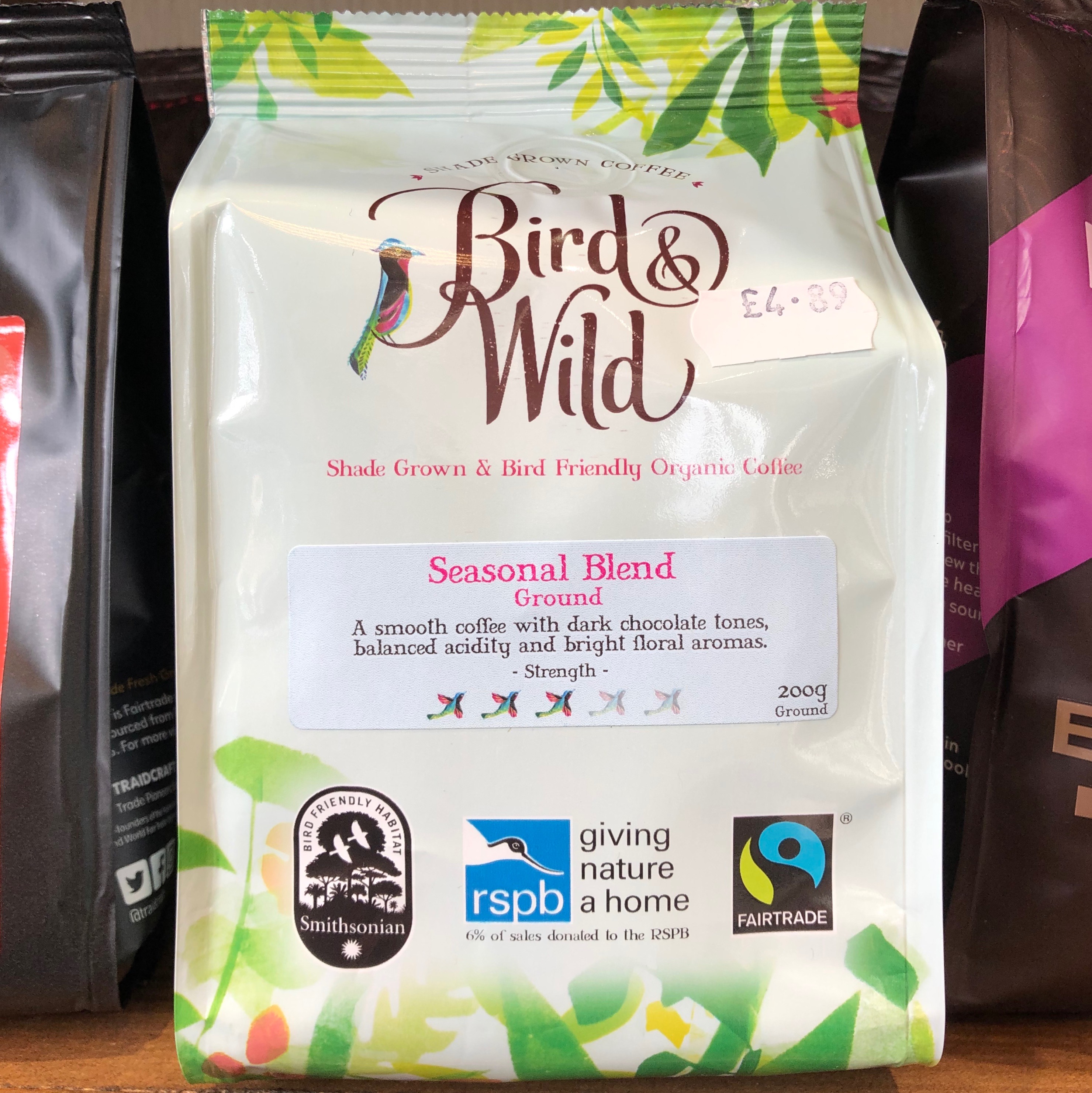 Bird & Wild bag of coffee